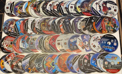 Lot 100 playstation 2 - d1,